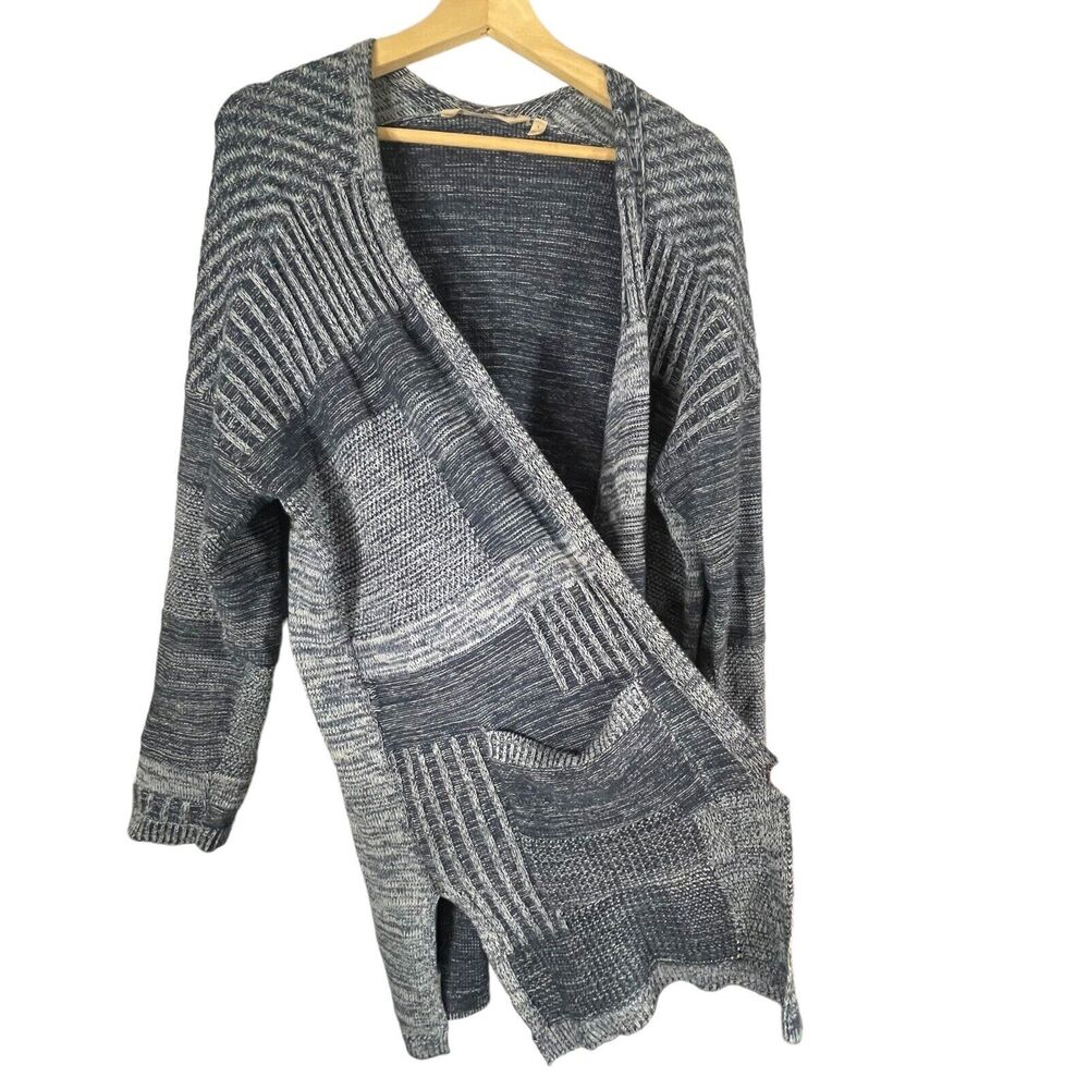 Soft Surroundings Womens Blue Patchwork Open Fron… - image 3